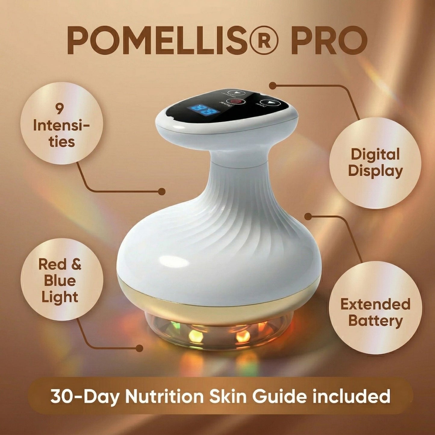 Pomelli's® Quadruple Action Anti-Cellulite Body Massager
